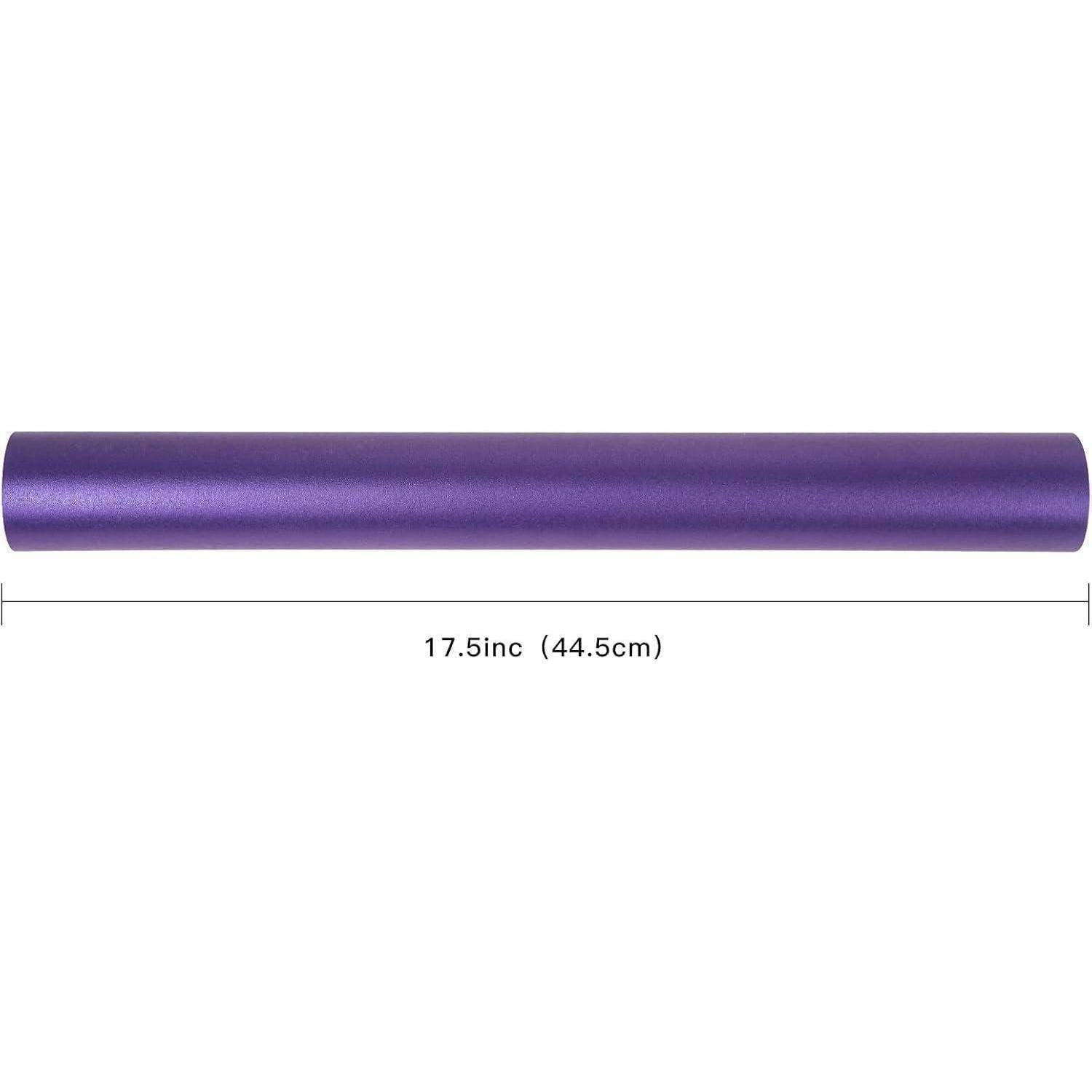 Geschenkpapier violett matt perlig 43 cm 10 m Dunkelviolett