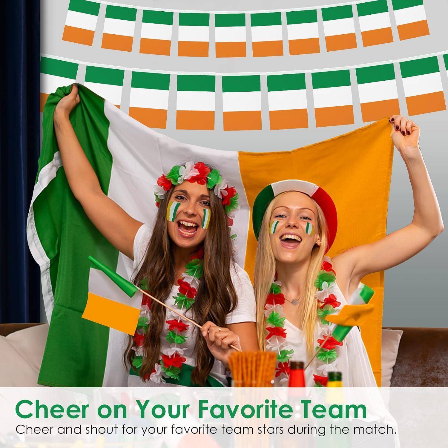 Flagge Irland 150x90cm St Patricks Day 4 Stück Irland Flagge