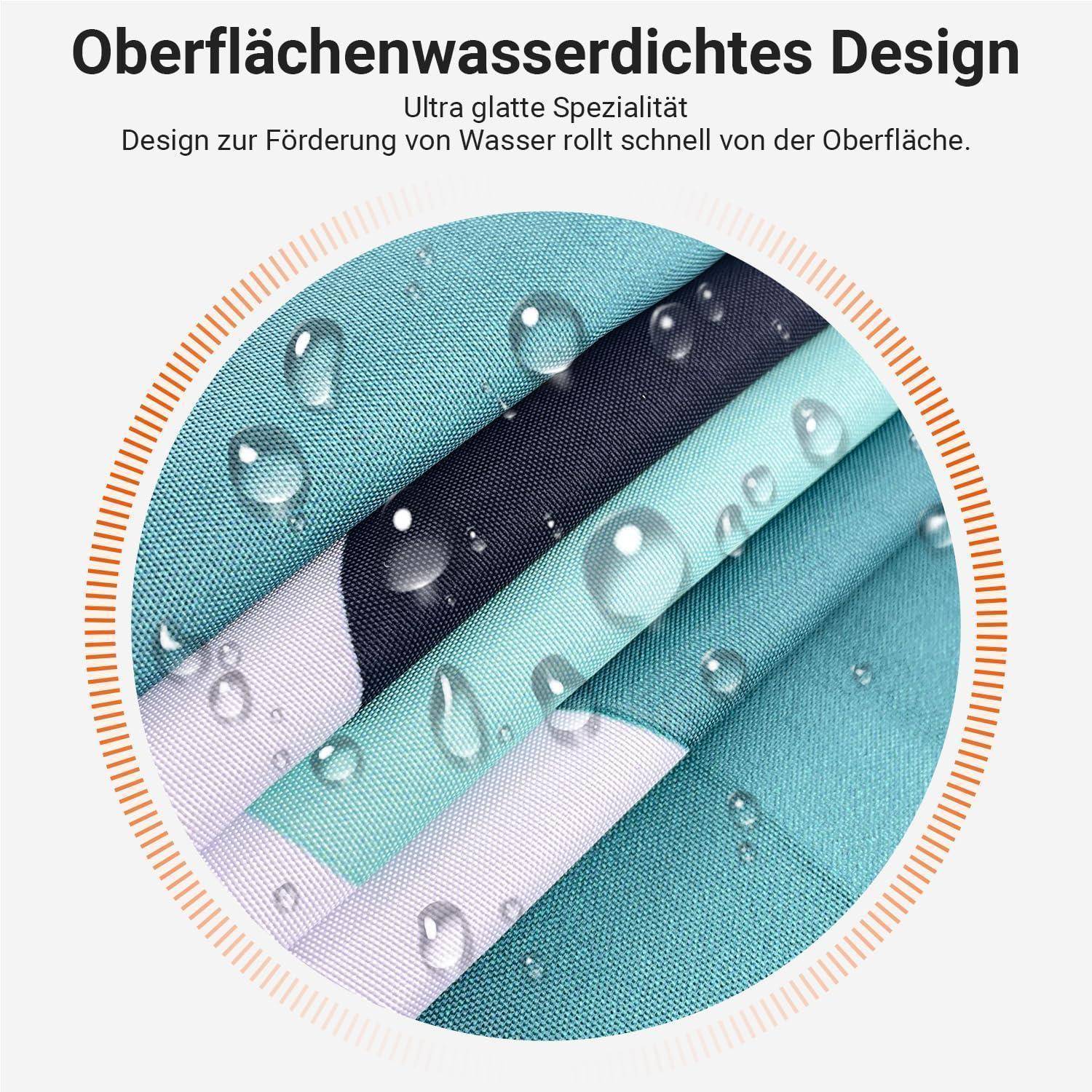 Duschvorhang 180x200 Polyester Punkt Punkt H200 x B180 cm (1er Pack)