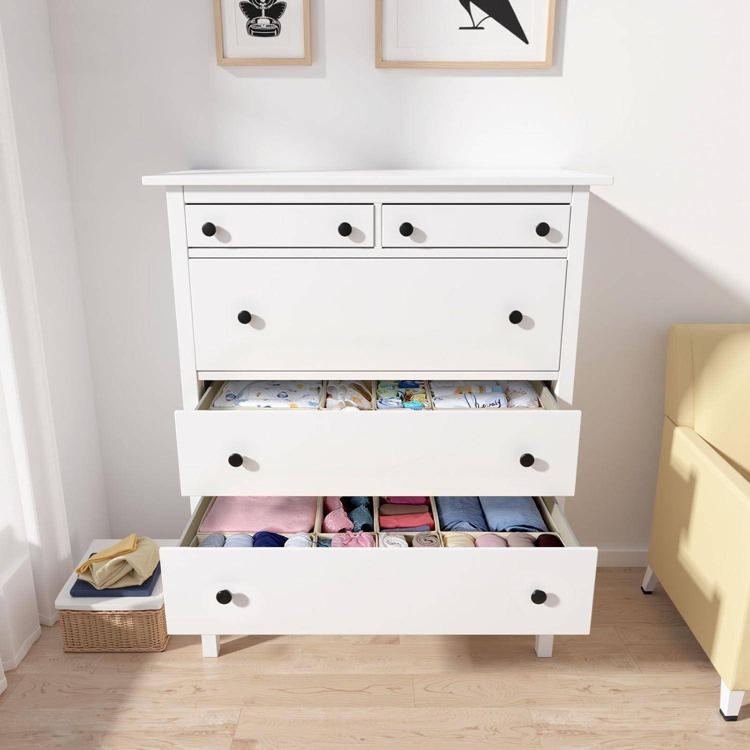 Schubladen Organizer 16er Set Beige für HEMNES 108x131
