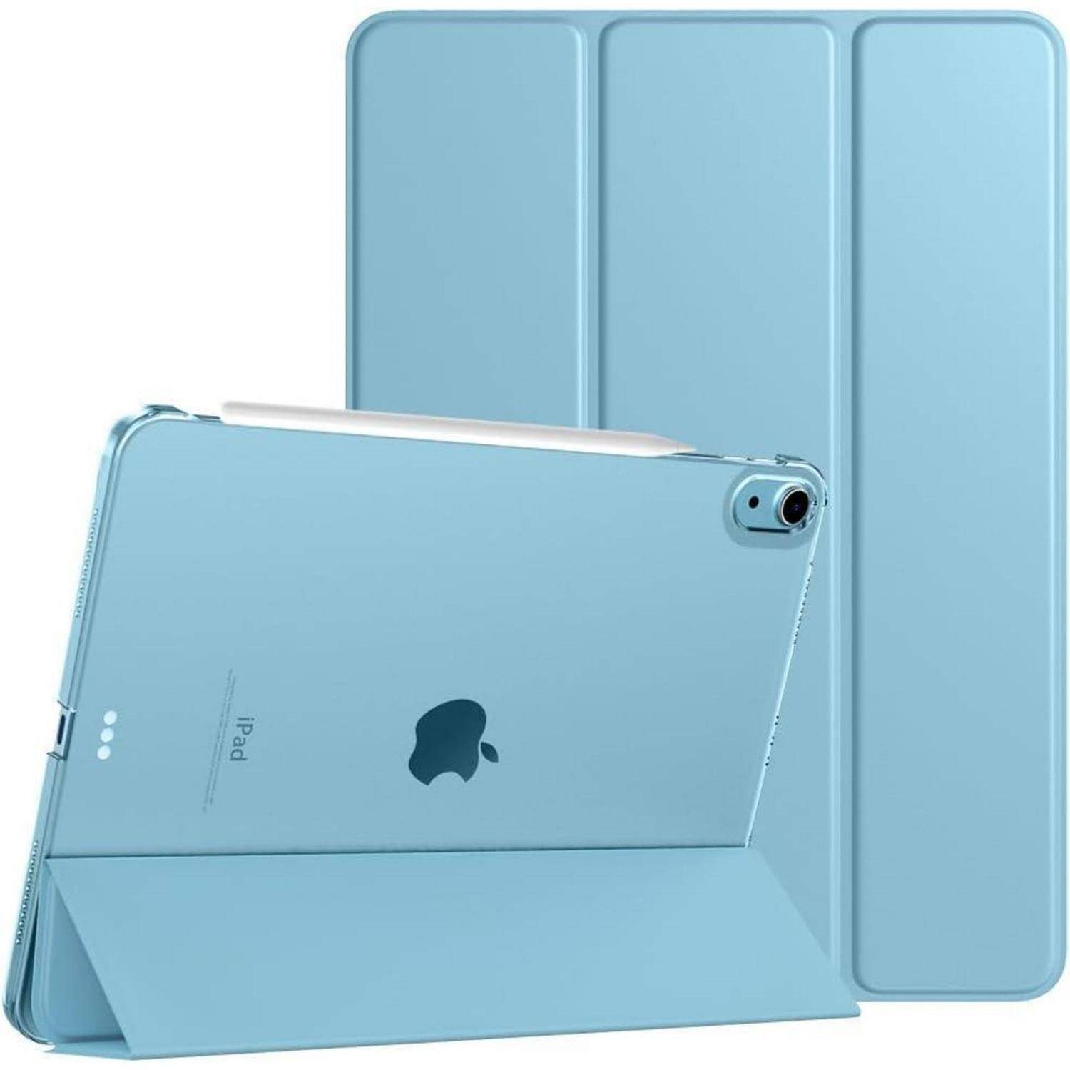 Hülle iPad Air 11 10,9 Zoll M3 M2 Schlaf Aufwach B-Nebliges Blau