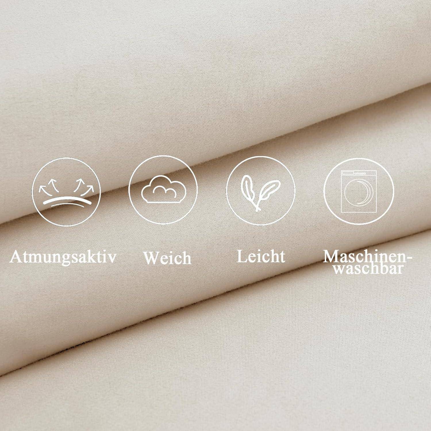 Beige-Stoff mit Icons für „atmungsaktiv