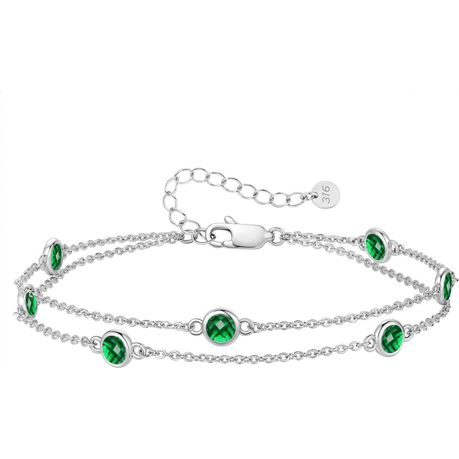 Armband Pferdeaugen Damen 925 Sterling Silber Stainless Steel-05-Mai