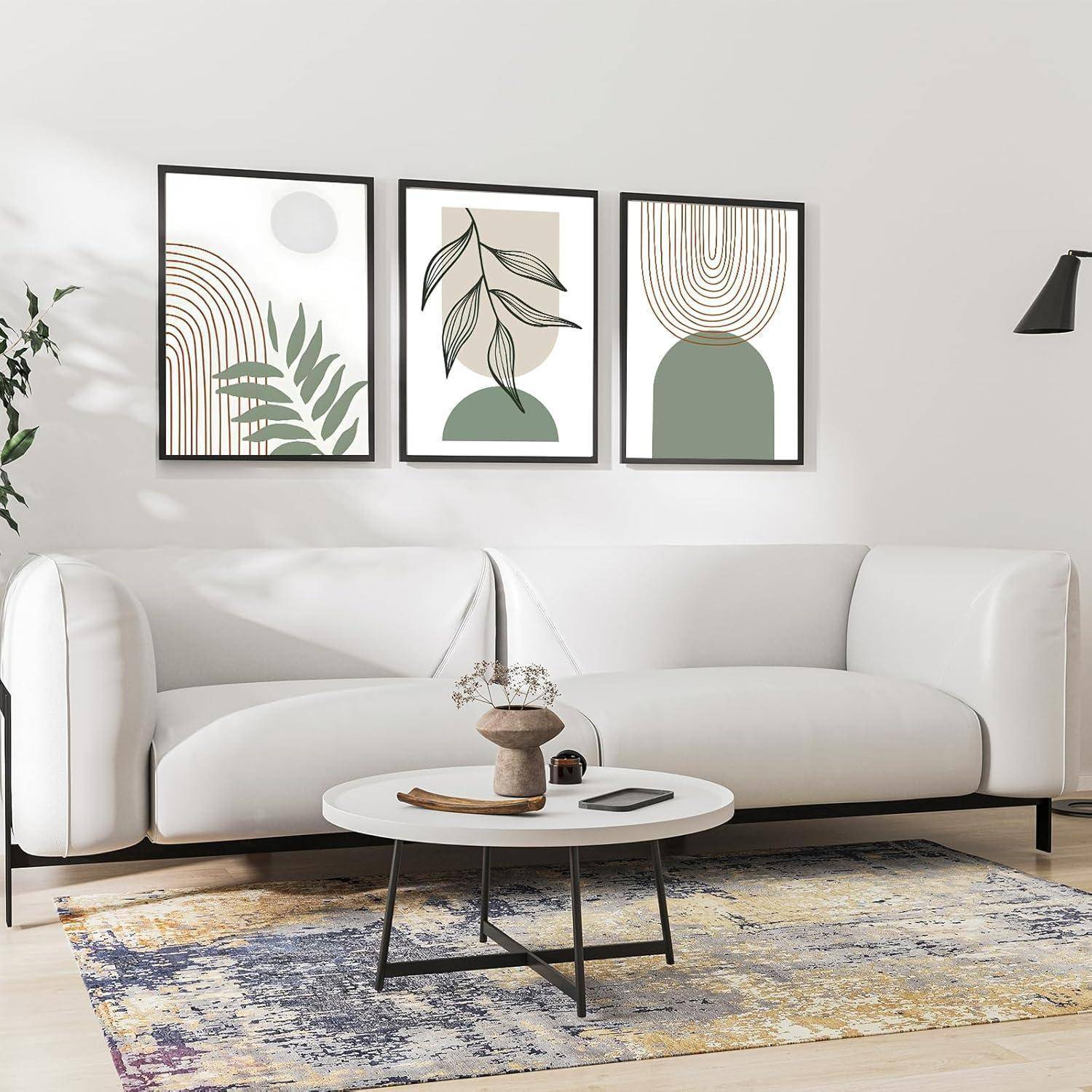 Leinwandbilder abstrakt boho Wohnzimmer 3PCS-30x40cm Geometrie 6