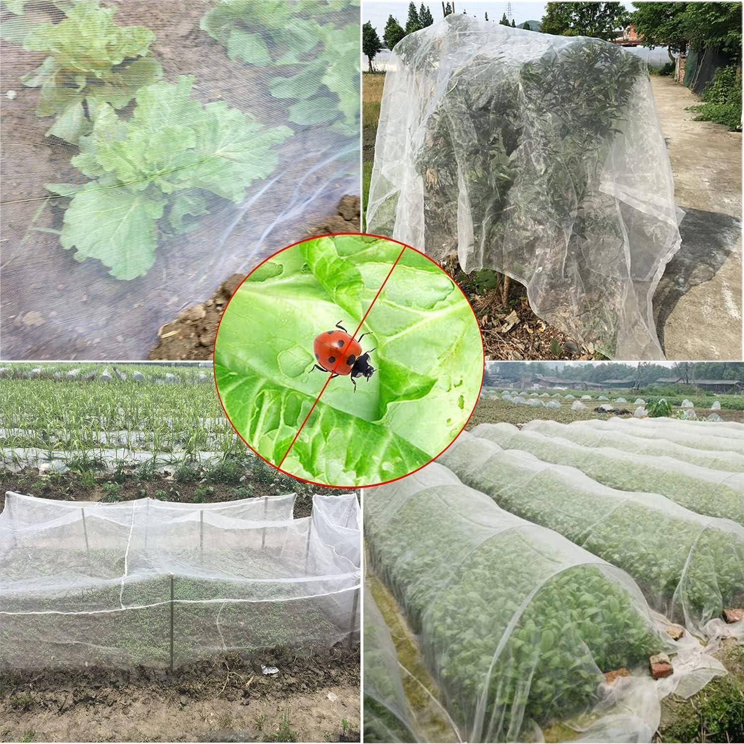 Insektenschutznetz Pflanzenschutznetz feinmaschig Garten 3*6