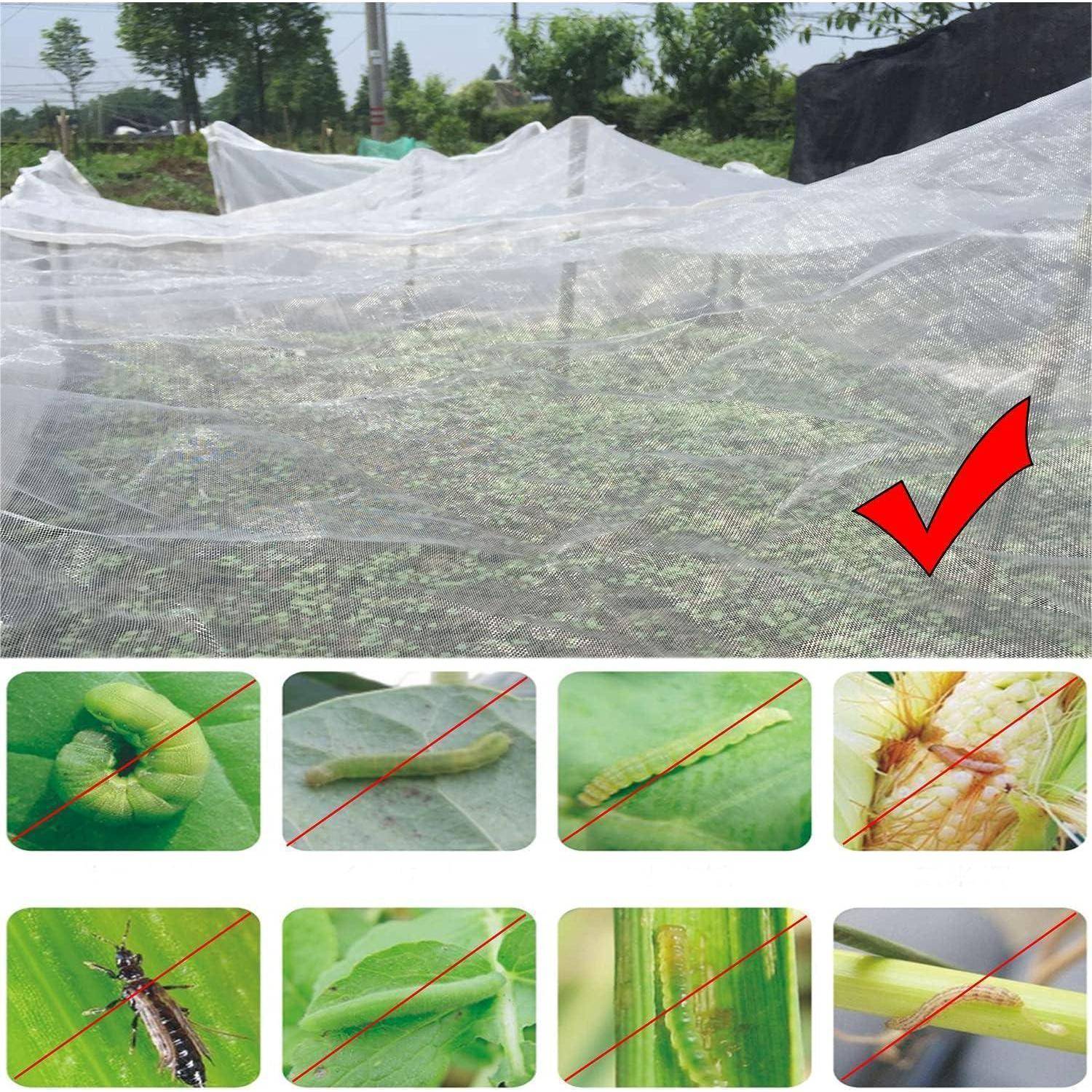 Insektenschutznetz Pflanzenschutznetz feinmaschig Garten 3*6