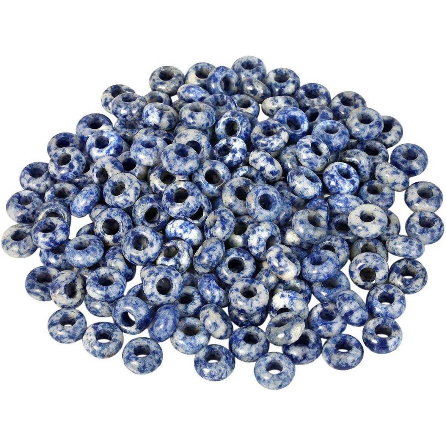 Perlen Rondelle Charms Sodalith 14mmx8mm Packung mit 20 Stück