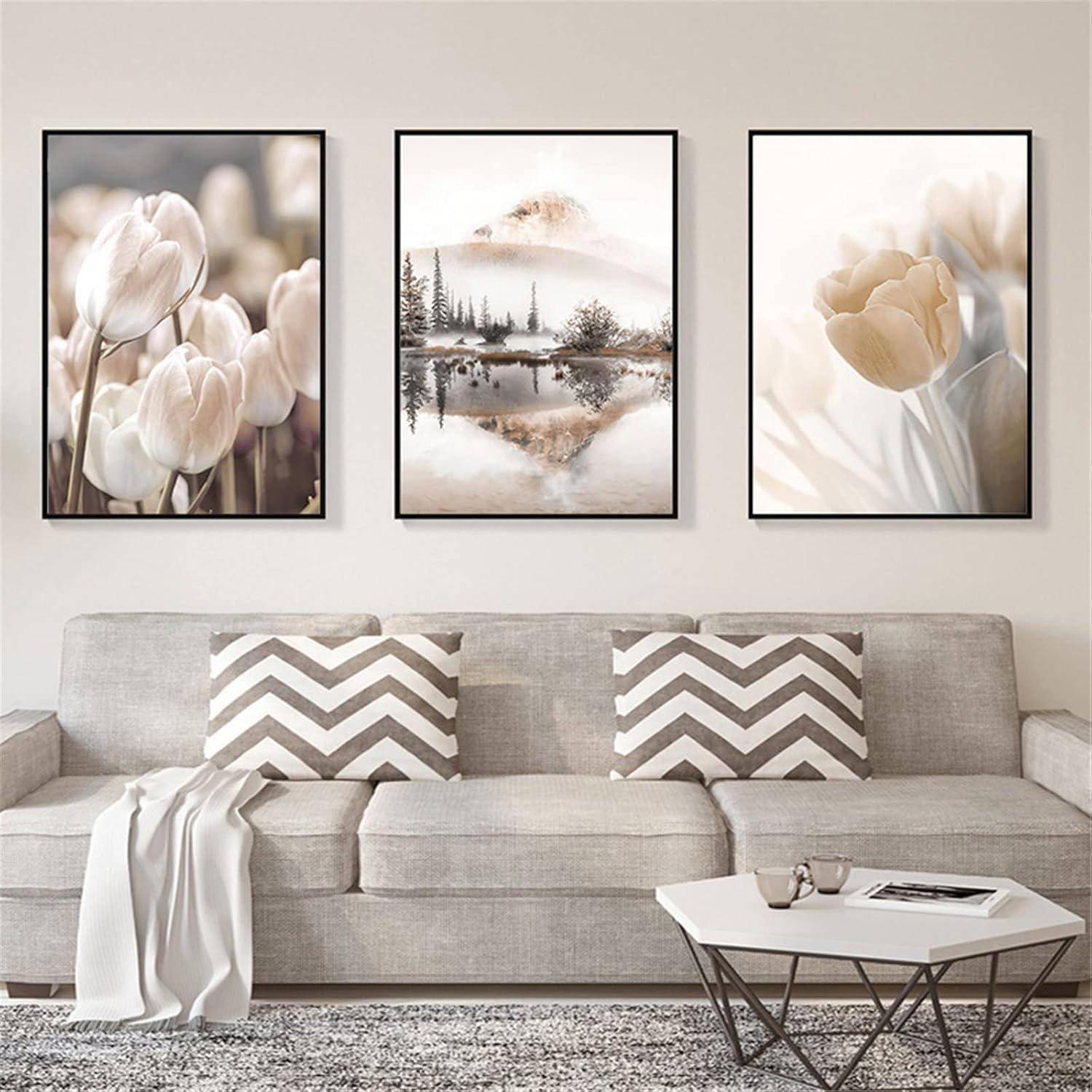 Poster 3er Set Bilder Vintage Schlafzimmer Stil B 20 x 30 cm