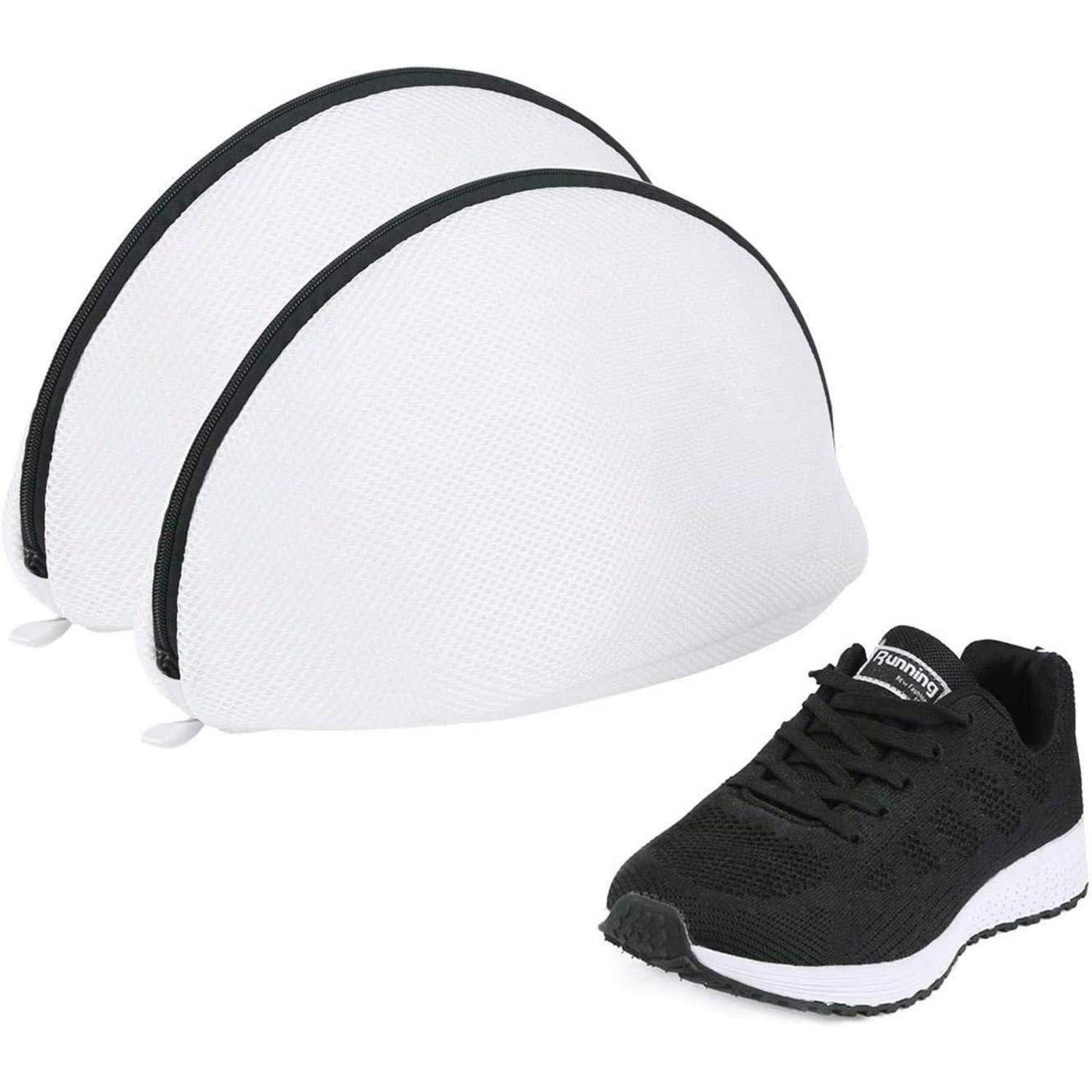 Waschbeutel Schuhbeutel Mesh Schuhe 2 Set Schuhtaschen Weißes Netz