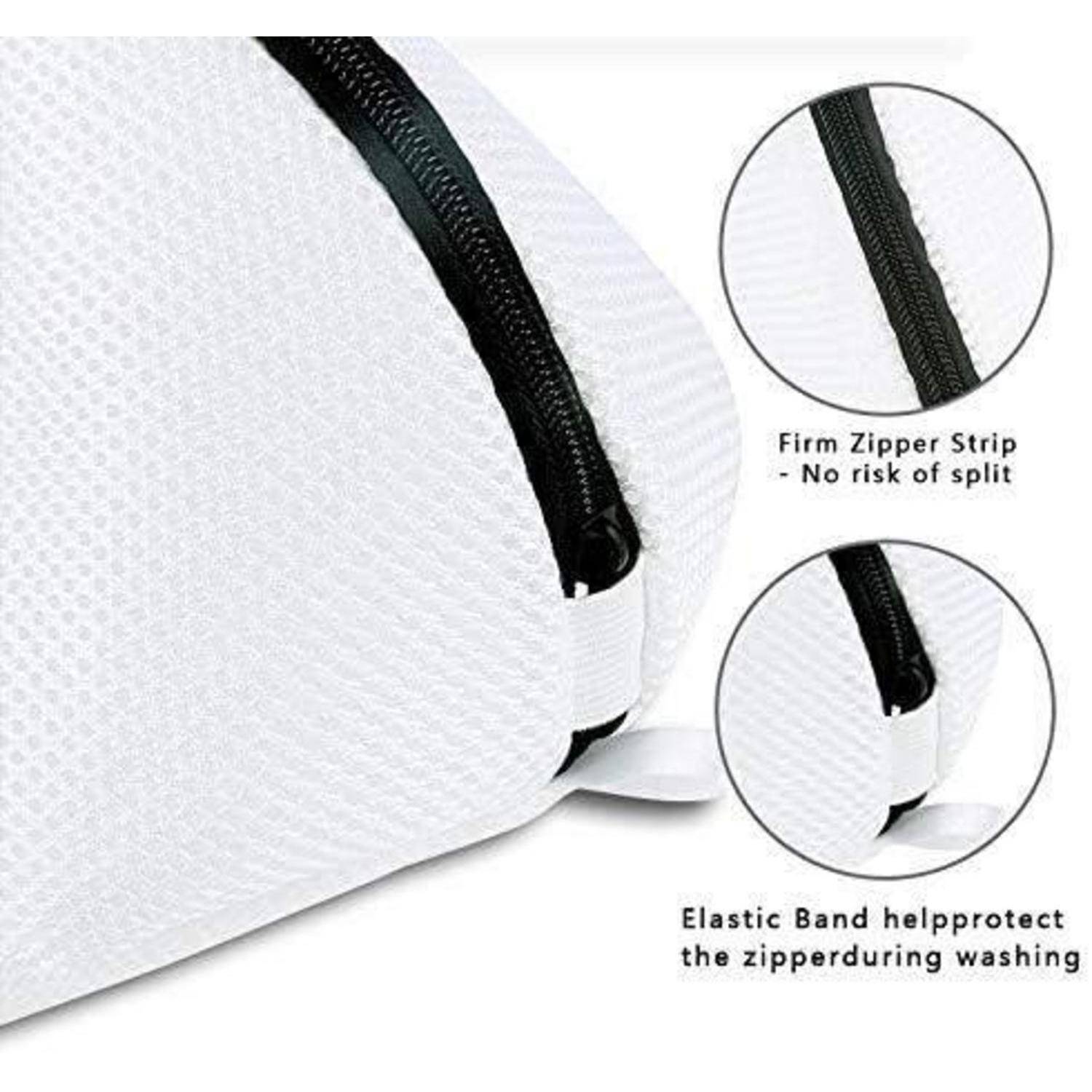 Waschbeutel Schuhbeutel Mesh Schuhe 2 Set Schuhtaschen Weißes Netz