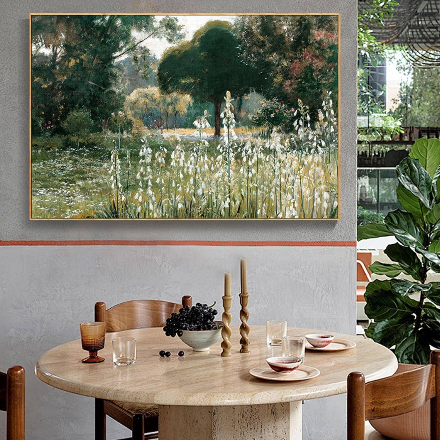 Leinwandbild 60x90 cm Holzrahmen Galtonia-Rahmen Holz 90L x 60B cm