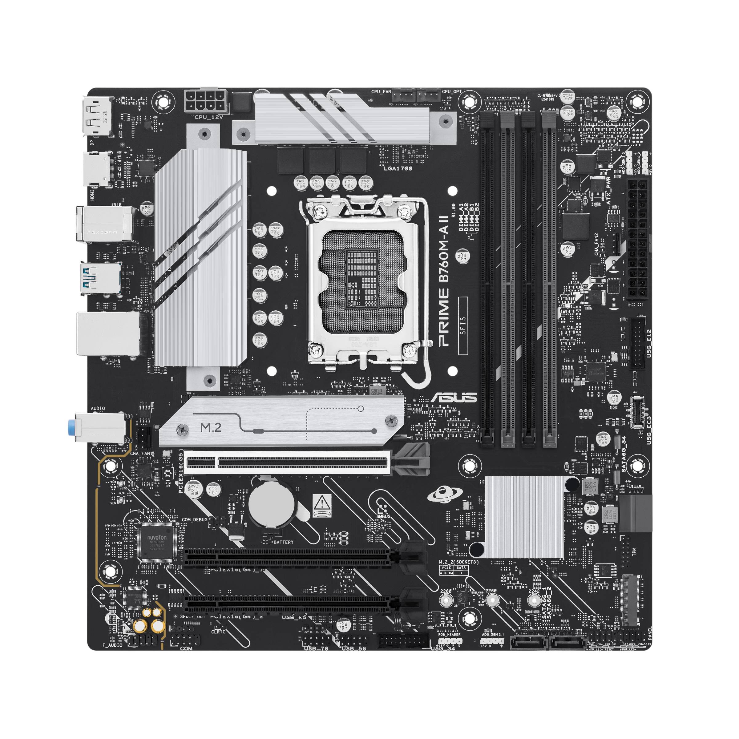 ASUS Mainboard Prime B760M-A Ii-Csm - Mainboard - Intel Sockel 1700 (Core i)