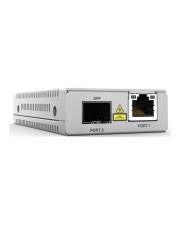 Ein kompaktes Netzwerkgerät mit zwei Anschlüssen, die mit „Port 1