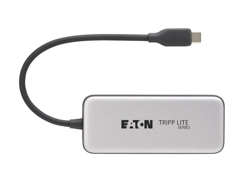Ein silberner Adapter mit der Aufschrift 