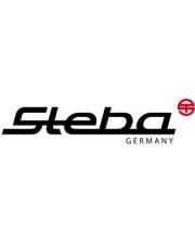 Logo von 'Steba Germany' mit stilisiertem Text und einem kleinen Kreis mit einem Kreuz oben rechts.