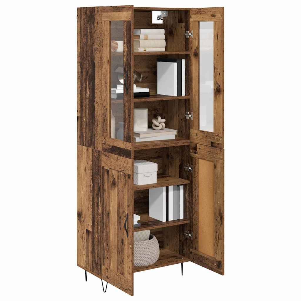 vidaXL Highboard Altholz 69,5 x 34 x 90 cm Holzwerkstoff