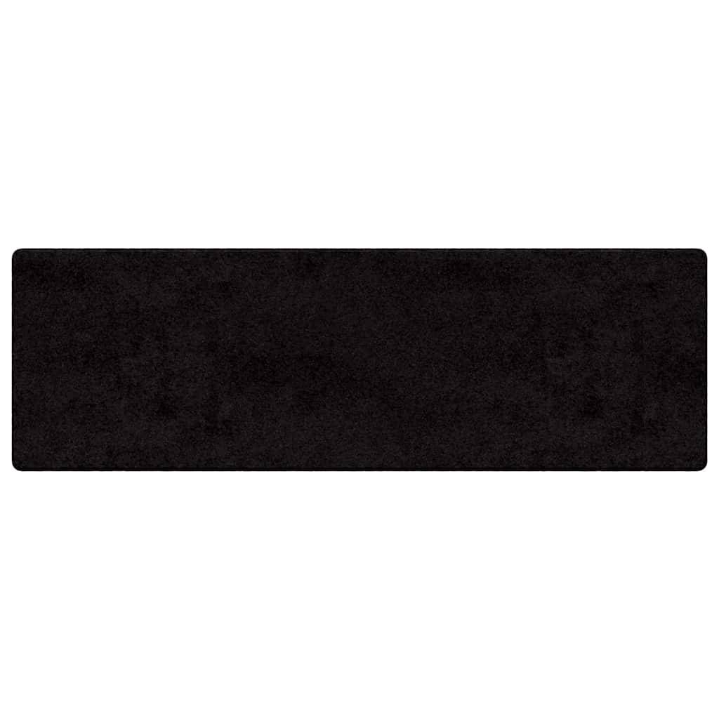 vidaXL Teppichläufer Schwarz 80 x 500 cm 100% Polypropylen Tuft