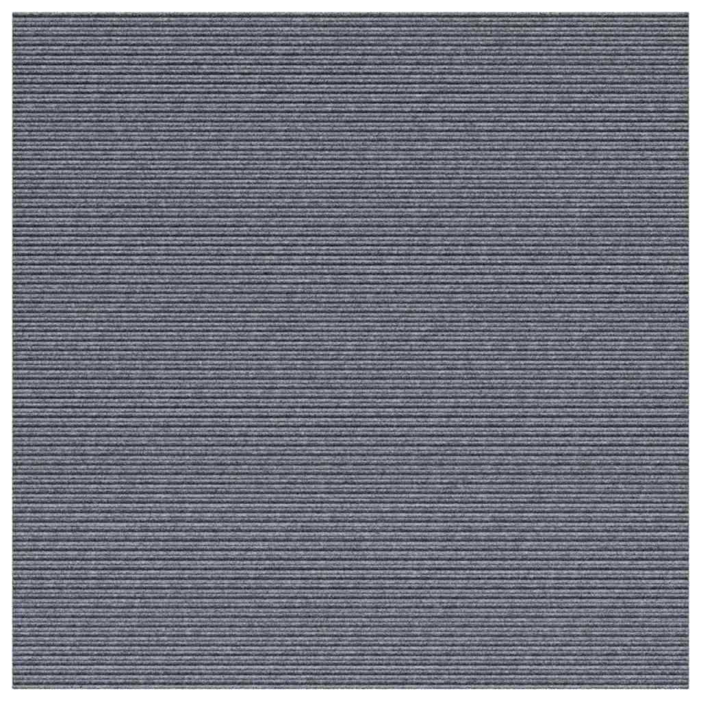 vidaXL Teppichläufer Hellgrau 100 x 100 cm Stoff