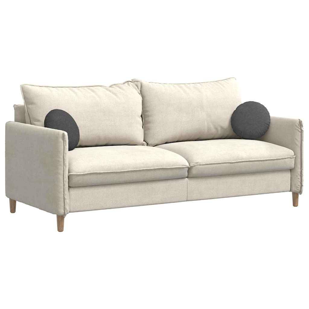 vidaXL Sitzkissen 2 pcs Dunkelgrau Ø30 x 13 cm Cordstoff