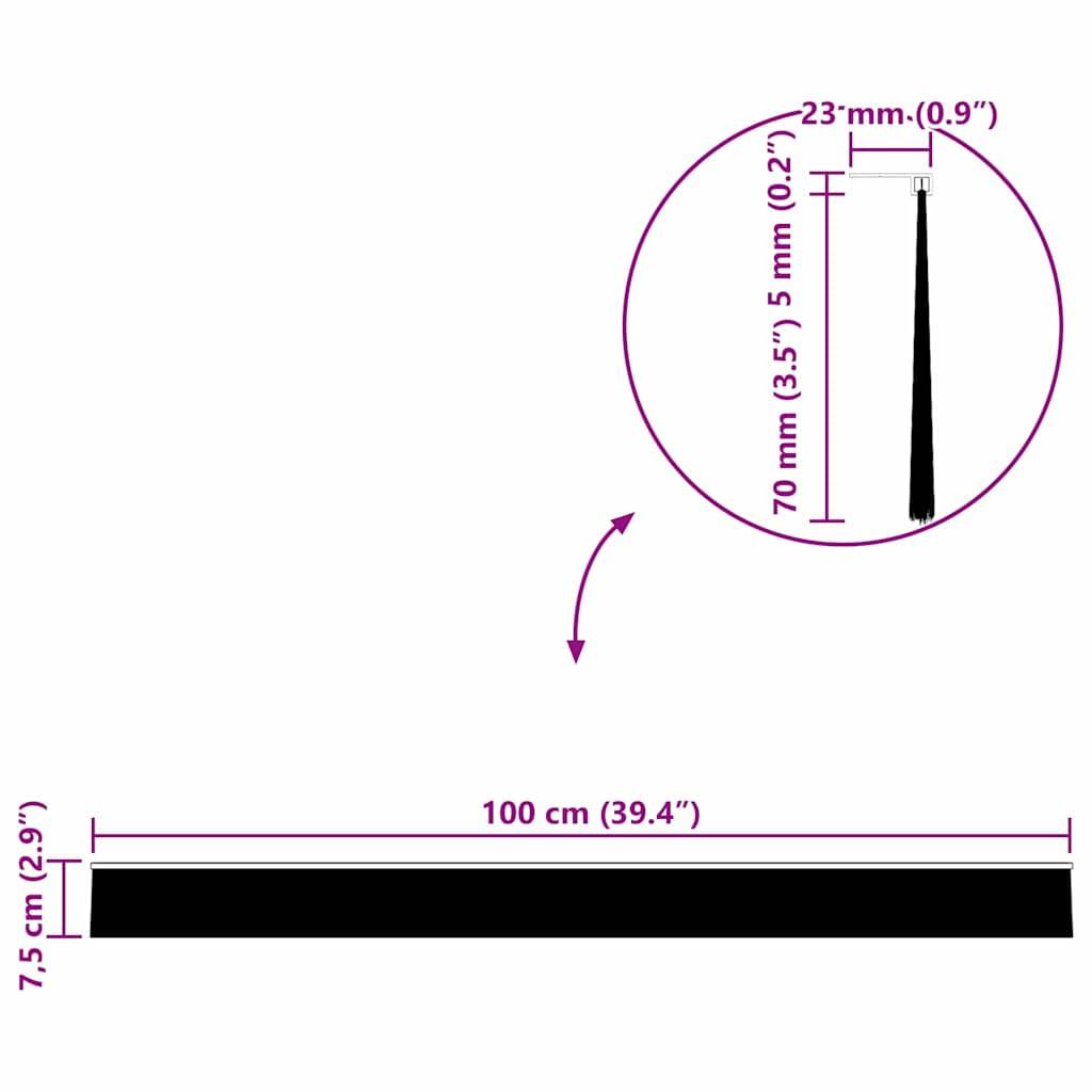 Quasten- und Bannermaße: Quastenlänge 70 mm (2,8