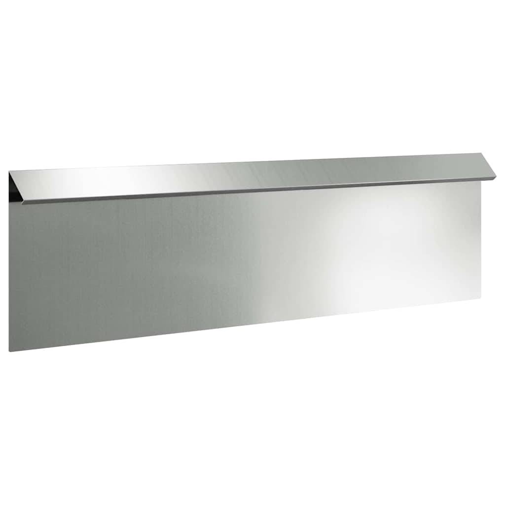 vidaXL Schneckenzaun Silber 100 x 3,5 x 25 cm Verzinkter Stahl