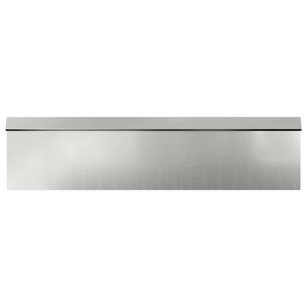 vidaXL Schneckenzaun Silber 100 x 3,5 x 25 cm Verzinkter Stahl