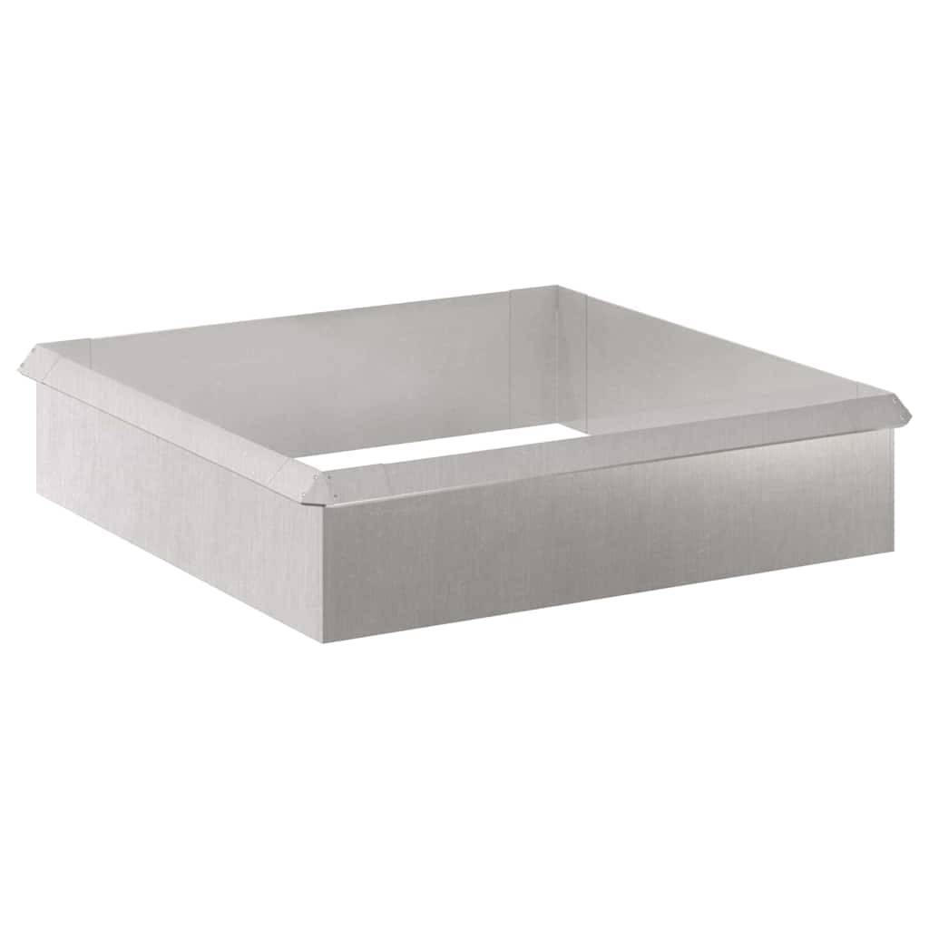 vidaXL Schneckenzauns 8 pcs Silber Edelstahl