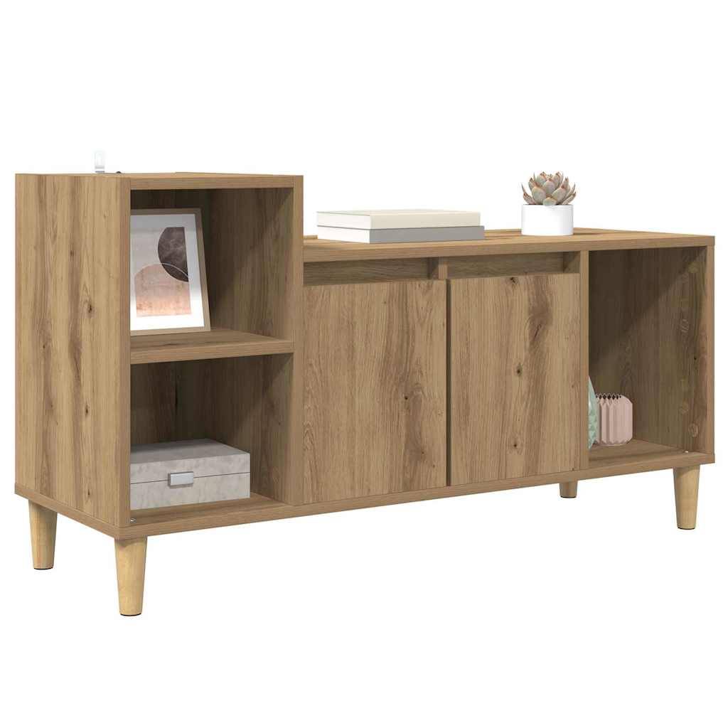 vidaXL TV-Schränk Artisan-Eiche 100 x 35 x 55 cm Holzwerkstoff