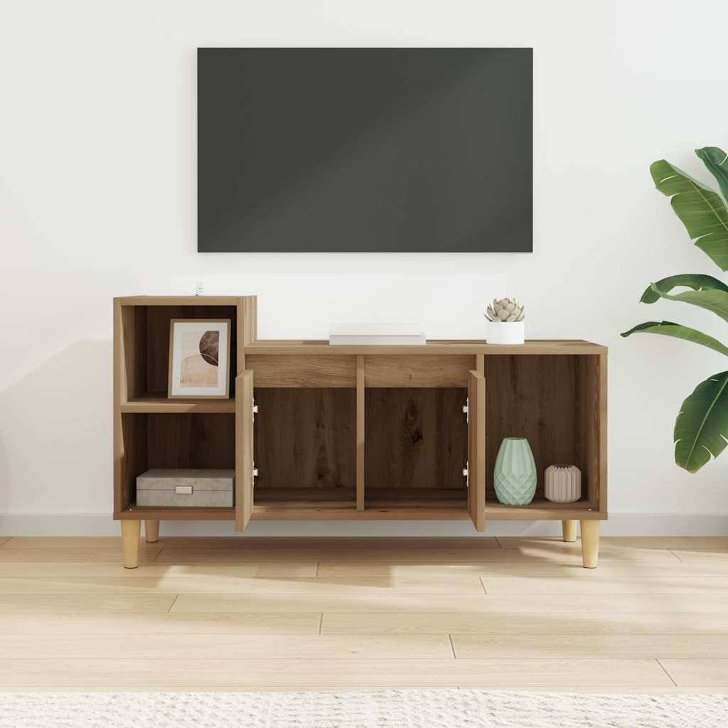 vidaXL TV-Schränk Artisan-Eiche 100 x 35 x 55 cm Holzwerkstoff