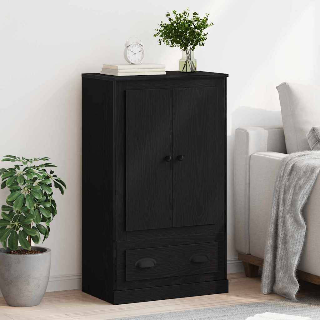 vidaXL Highboard Schwarz Eichen-Optik 60 x 35,5 x 103,5 cm