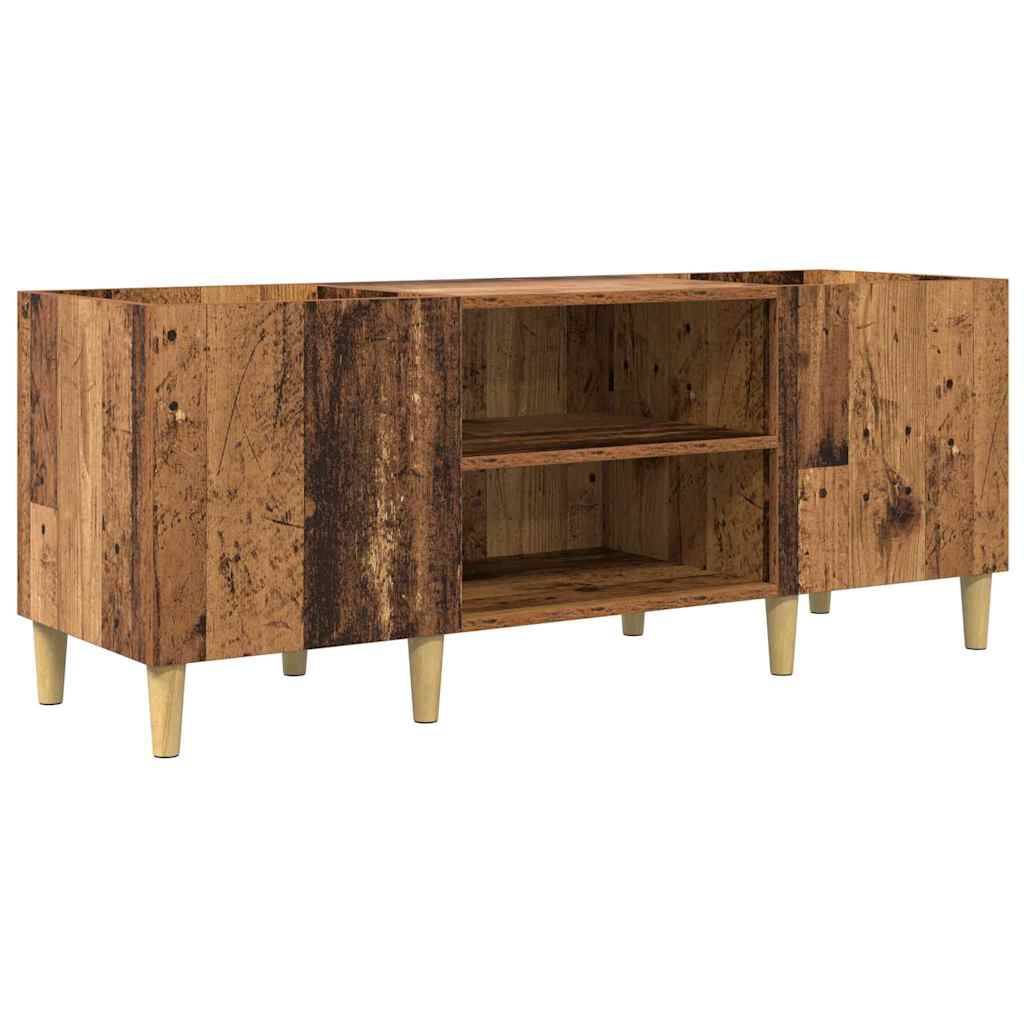 vidaXL Schallplattenschrank Altholz 121 x 38 x 48 cm Holzwerkstoff
