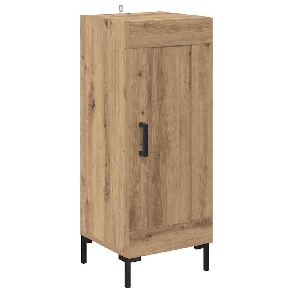 vidaXL Sideboard Olden Artisan-Eiche 34,5 x 34 x 90 cm