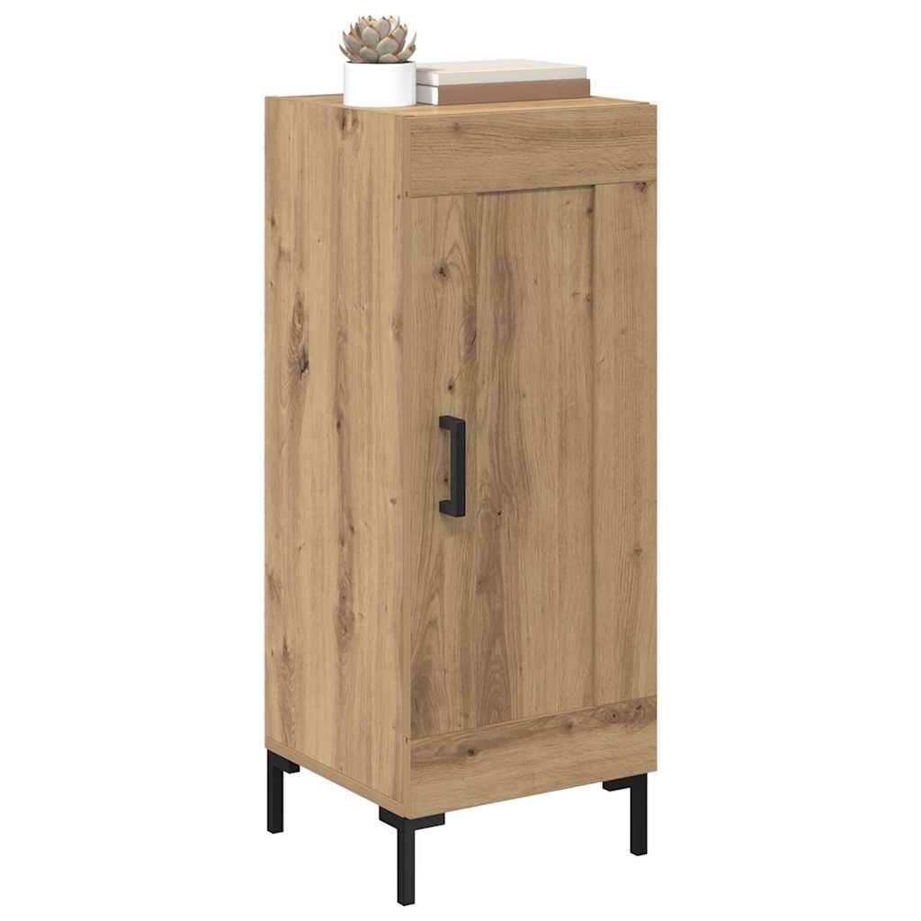 vidaXL Sideboard Olden Artisan-Eiche 34,5 x 34 x 90 cm