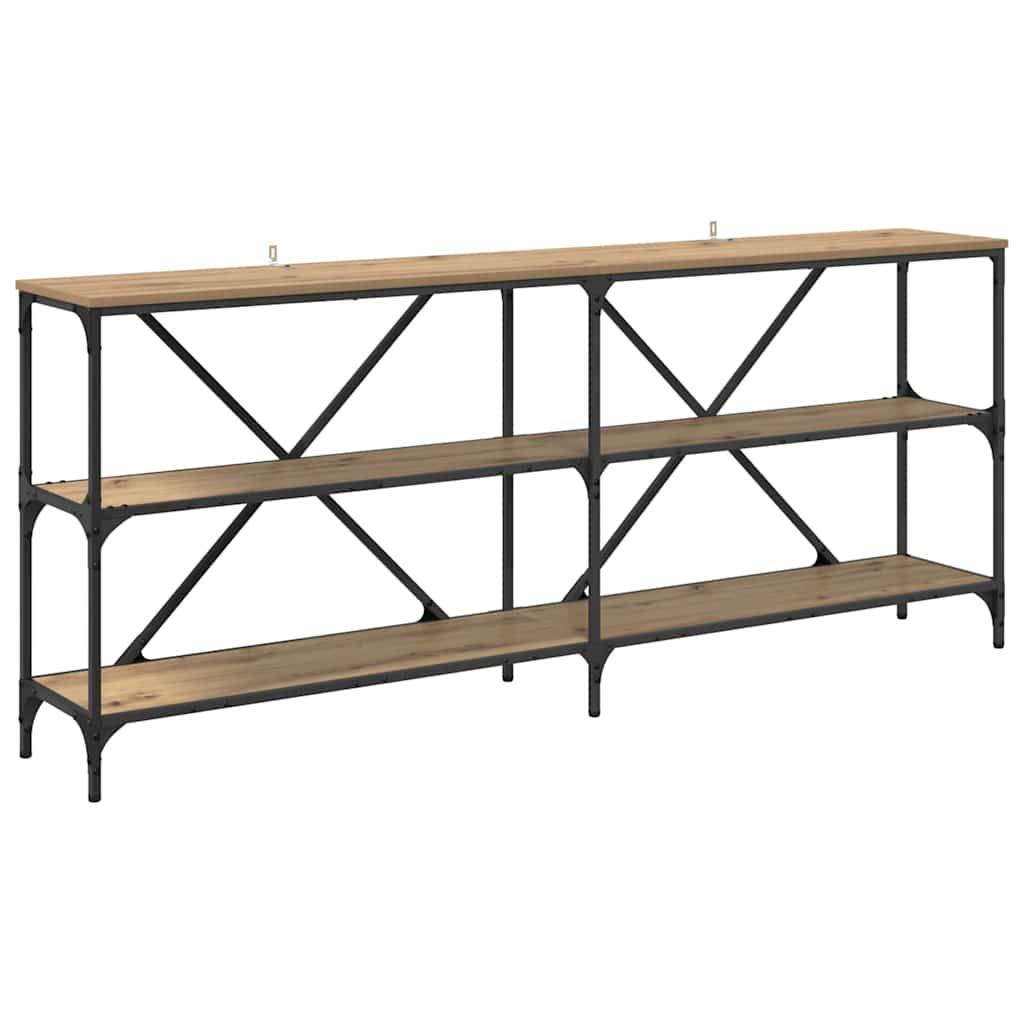 vidaXL Konsolentisch Artisan-Eiche 180 x 30 x 75 cm Holzwerkstoff
