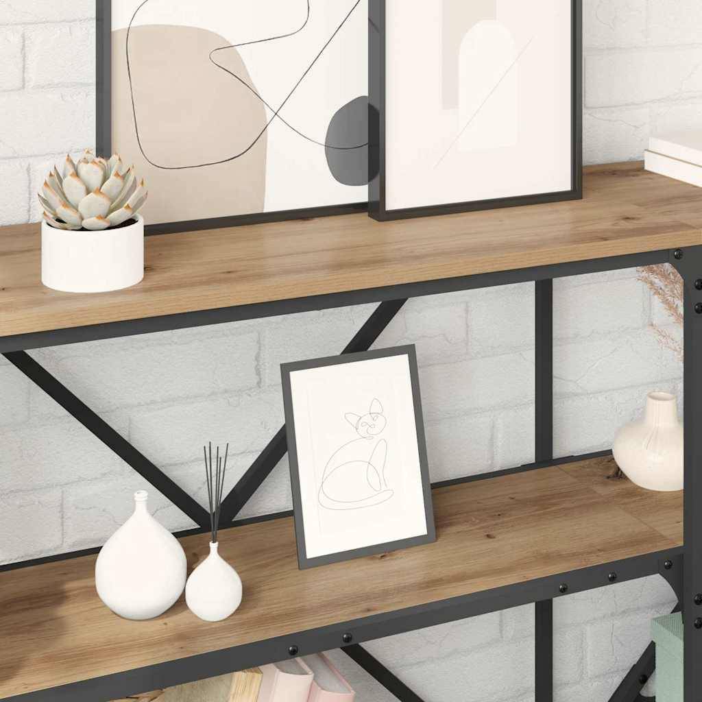 vidaXL Konsolentisch Artisan-Eiche 180 x 30 x 75 cm Holzwerkstoff