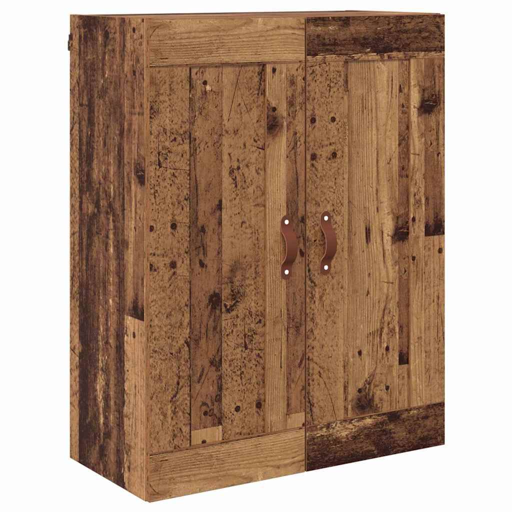 vidaXL Wandschrank Altholz 69,5 x 34 x 90 cm Holzwerkstoff