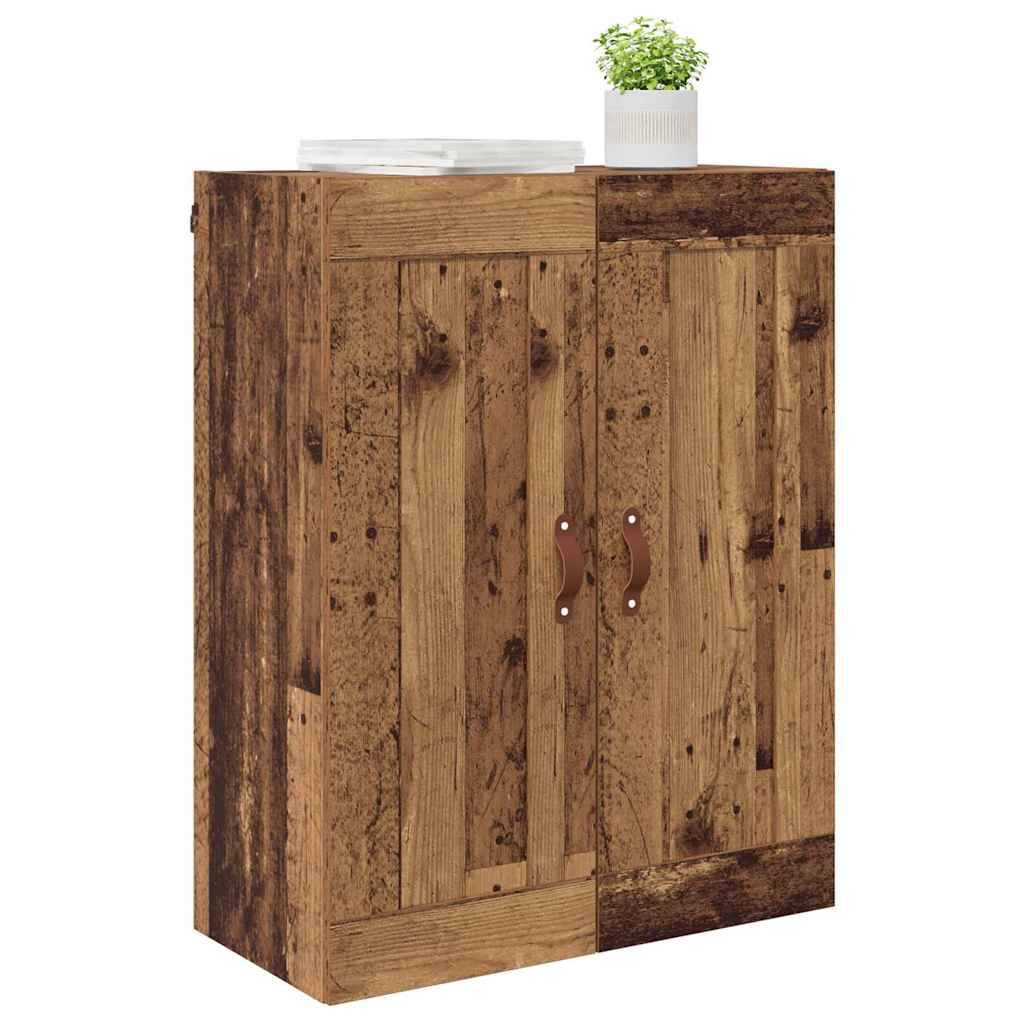 vidaXL Wandschrank Altholz 69,5 x 34 x 90 cm Holzwerkstoff