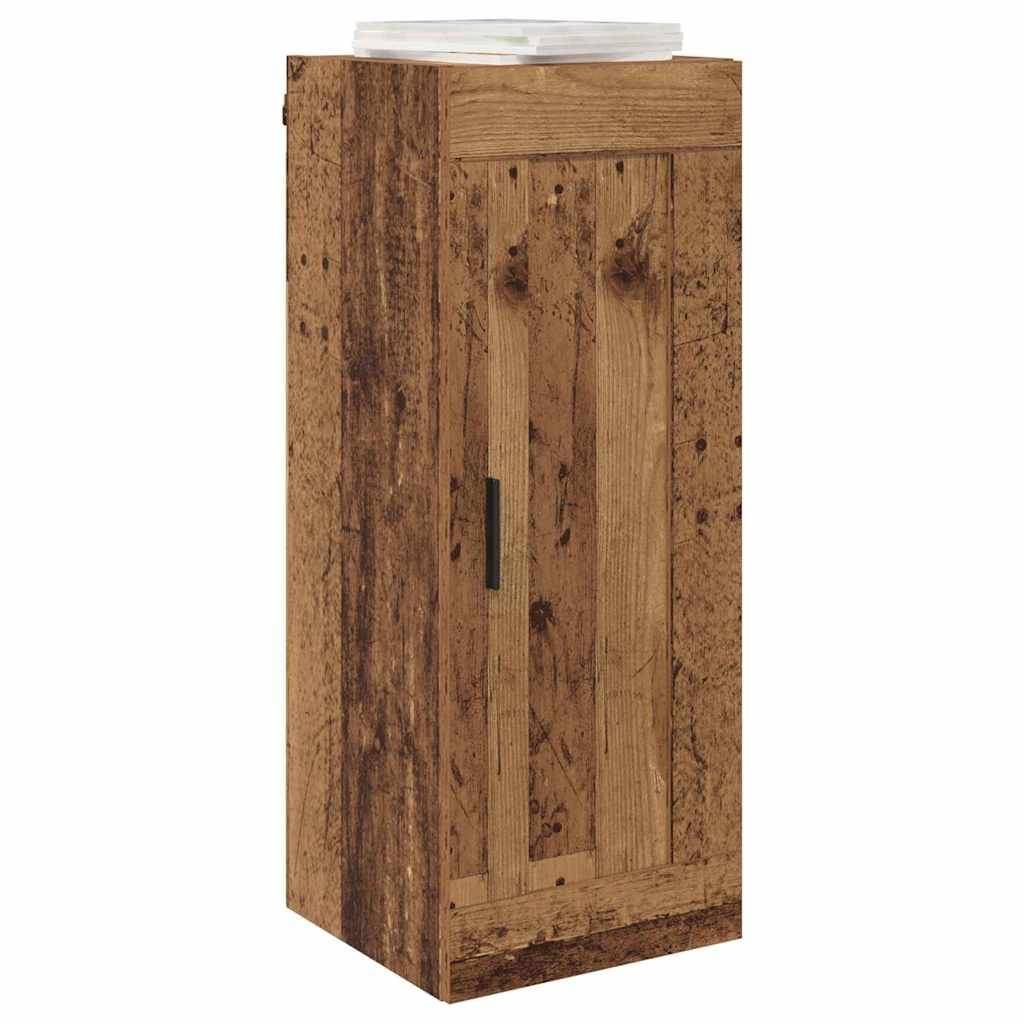 vidaXL Wandschrank Altholz 34,5 x 34 x 90 cm Holzwerkstoff