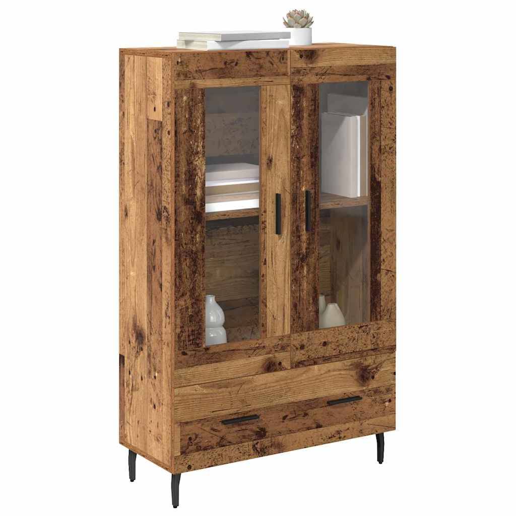 vidaXL Highboard Altholz 69,5 x 31 x 115 cm Holzwerkstoff