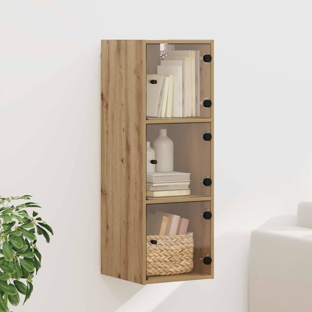 vidaXL Wandschrank Artisan-Eiche 35 x 37 x 102 cm Holzwerkstoff