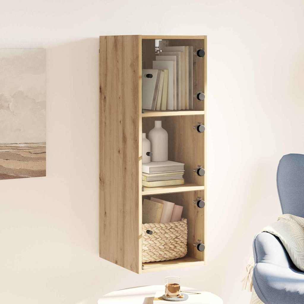 vidaXL Wandschrank Artisan-Eiche 35 x 37 x 102 cm Holzwerkstoff