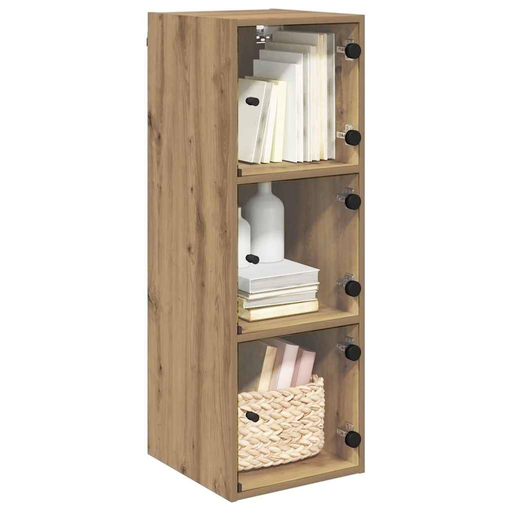 vidaXL Wandschrank Artisan-Eiche 35 x 37 x 102 cm Holzwerkstoff