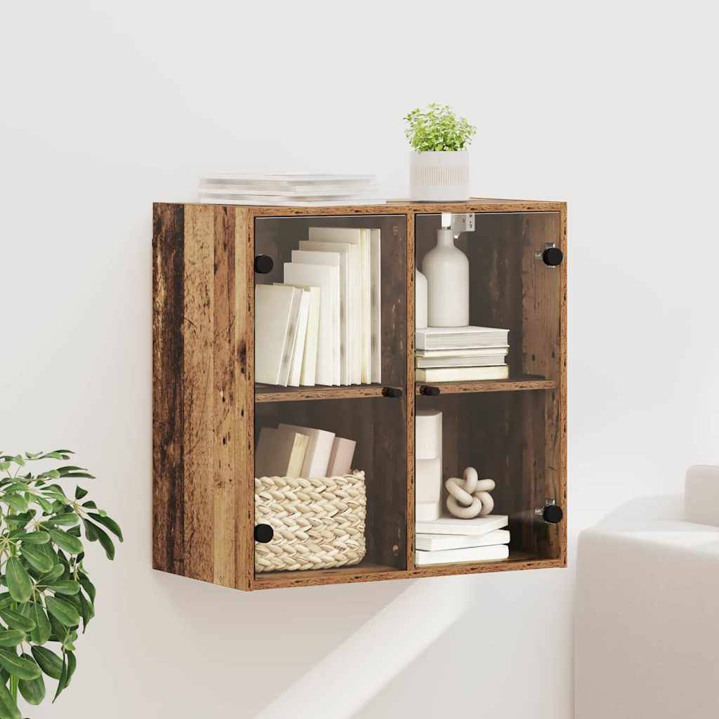vidaXL Wandschrank Altholz 68 x 37 x 68,5 cm Holzwerkstoff
