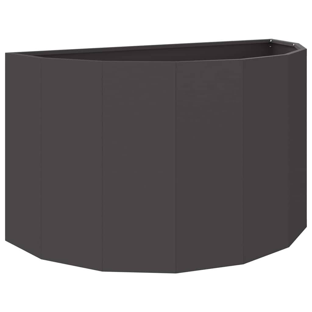 vidaXL Pflanzkübel Schwarz 90 x 45 x 50 cm Stahl