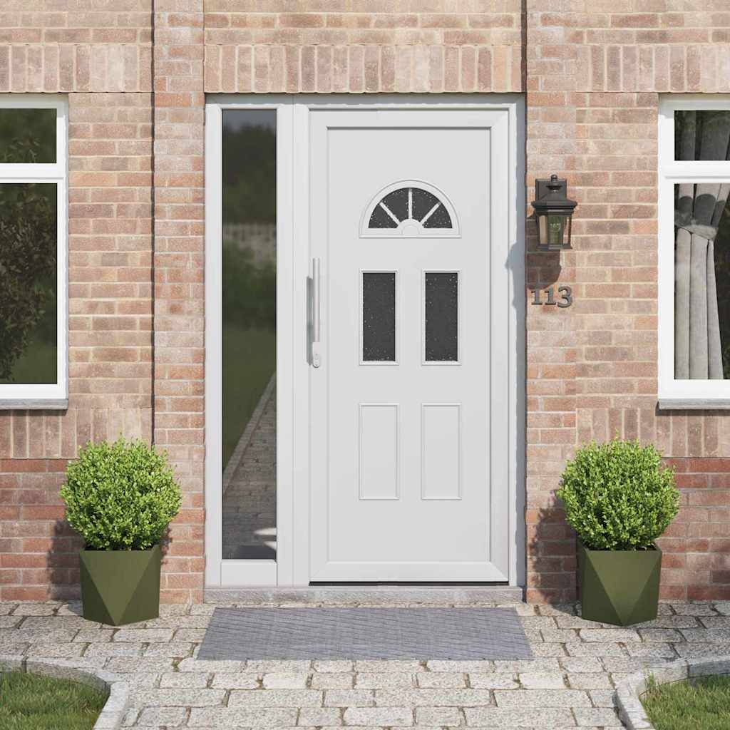 vidaXL Pflanzkübel 2 pcs Olive Grün 30 x 30 x 30 cm Stahl