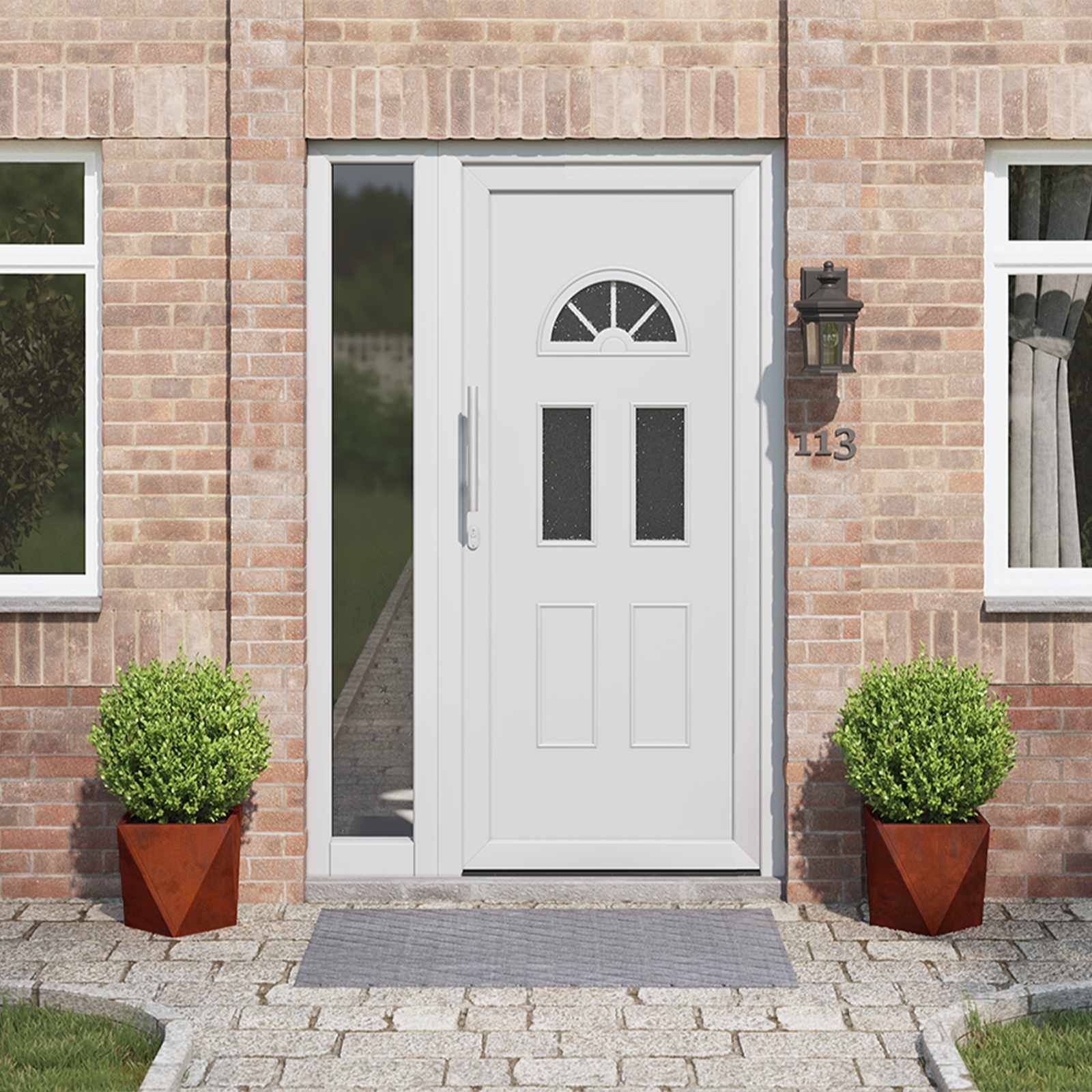 vidaXL Pflanzkübel 2 pcs Rostig 30 x 30 x 30 cm Wetterfeststahl