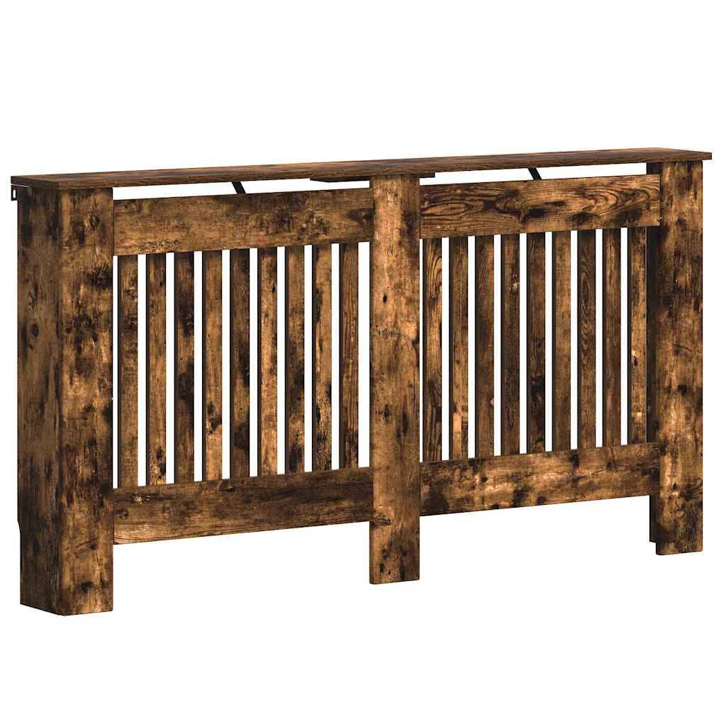 vidaXL Heizkörperabdeckung Geräucherte Eiche 152 x 19 x 81,5 cm