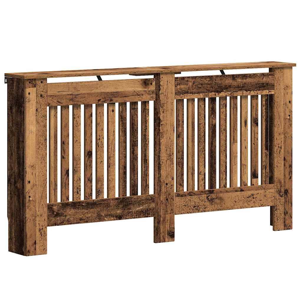 vidaXL Heizkörperabdeckung Altholz 152 x 19 x 81,5 cm Holzwerkstoff