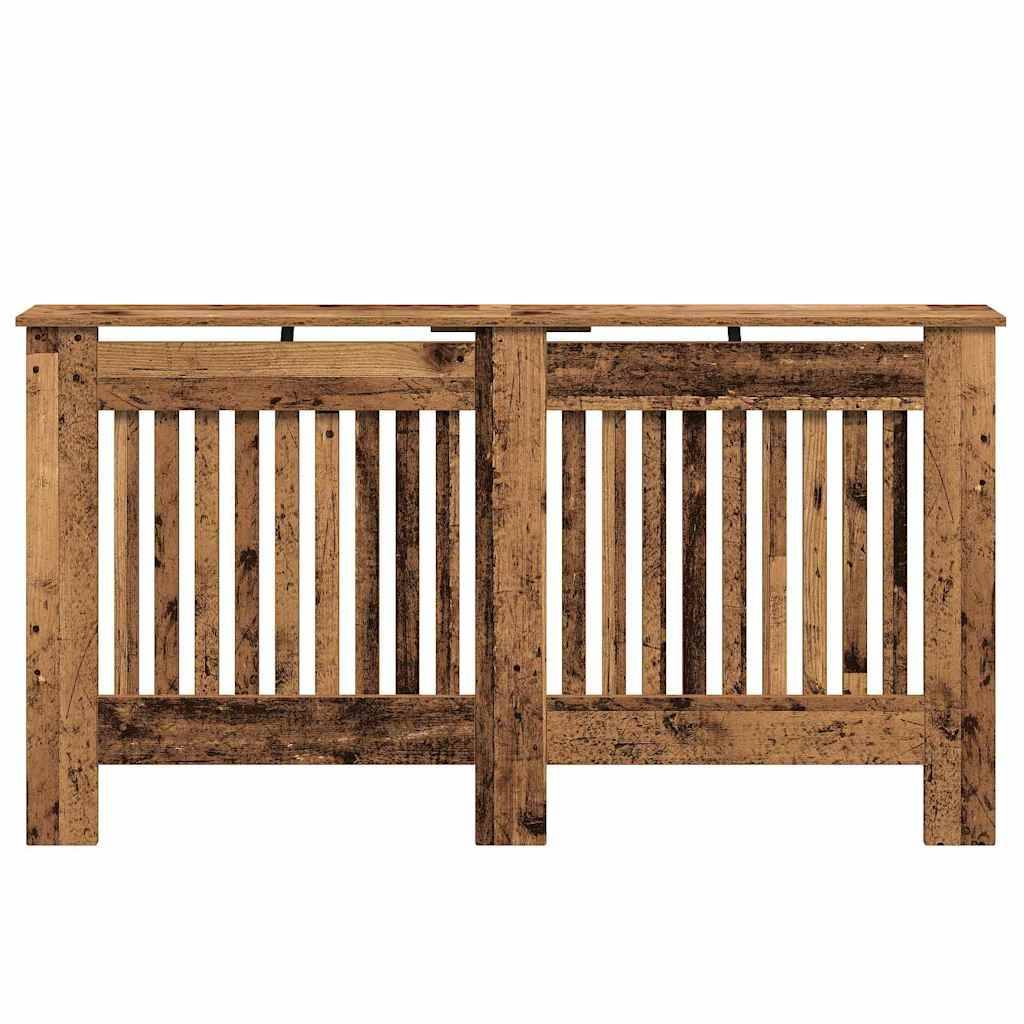 vidaXL Heizkörperabdeckung Altholz 152 x 19 x 81,5 cm Holzwerkstoff