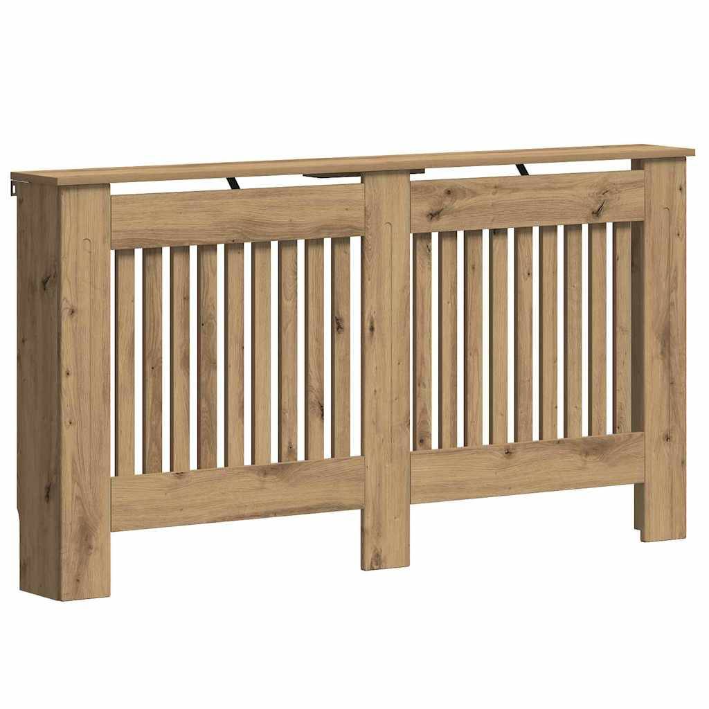 vidaXL Heizkörperabdeckung Artisan-Eiche 152 x 19 x 81,5 cm